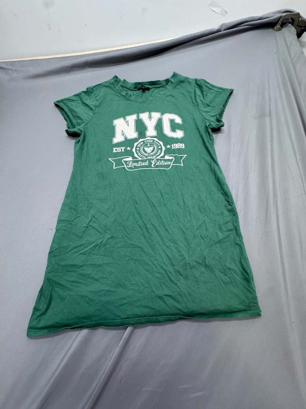Ruby & Lace NYC Graphic T-Shirt Dress Size XL Green Limited Edition